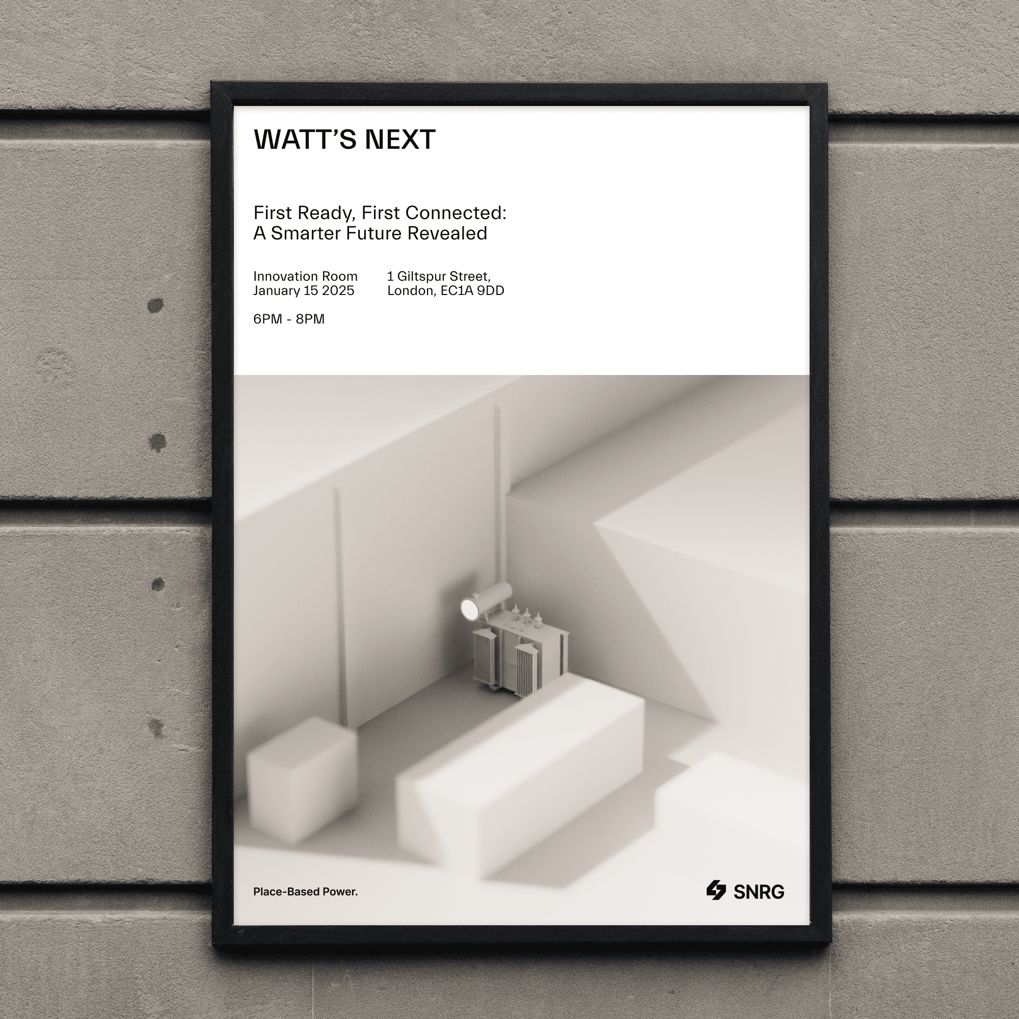 snrg poster wattsnext newsletter